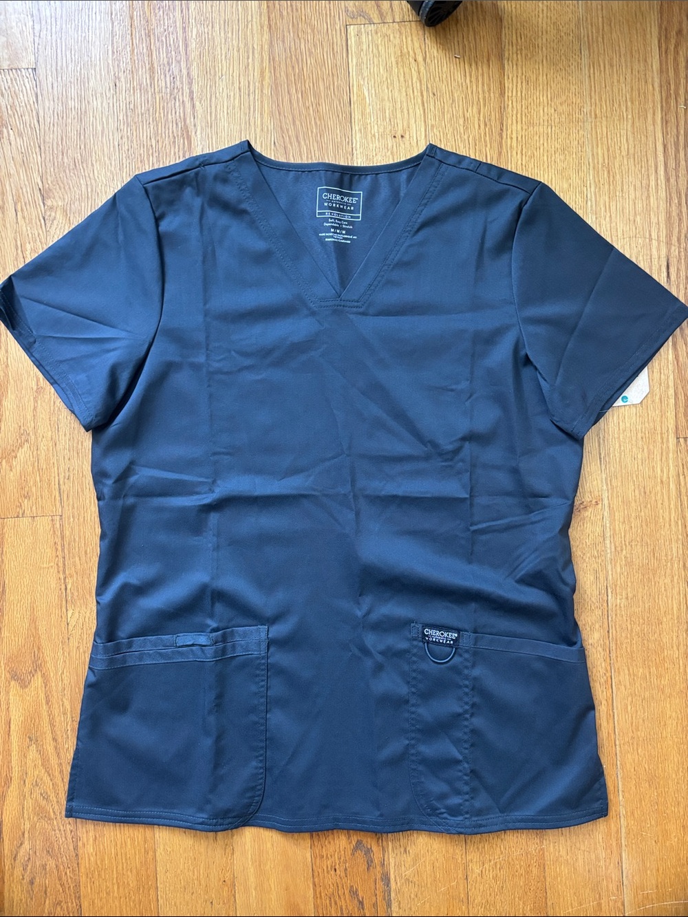 Cherokee Grey V-Neck Medical Scrub Top